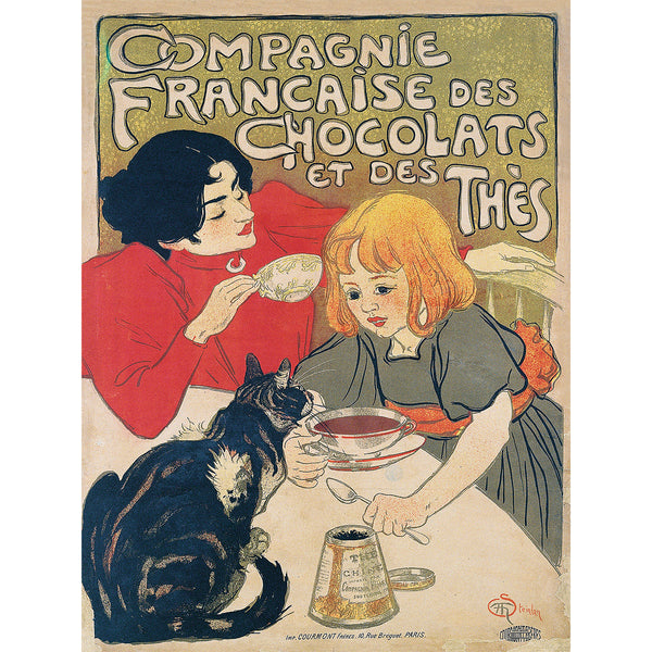 Compagnie Francais Des Chocolats Et Thes, Vintage Poster