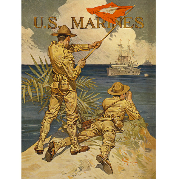 U.S. Marines Poster, Reproduction