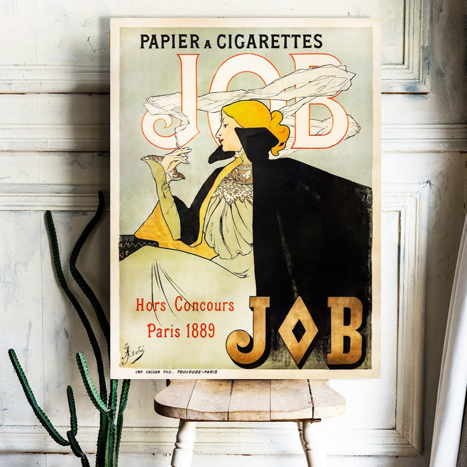 Papier à Cigarettes Job, Advertising Poster