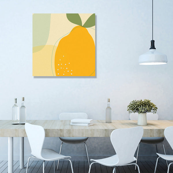 Lemon Fruits, Abstract Digital Art