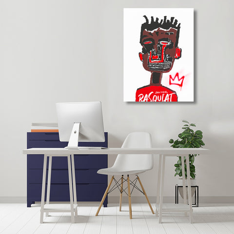 Portrait of Jean-Michel Basquiat, Pop Art Poster