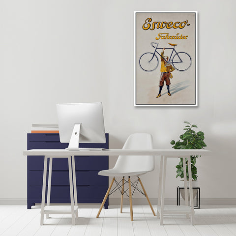 ESWECO, German Bike Vintage Poster