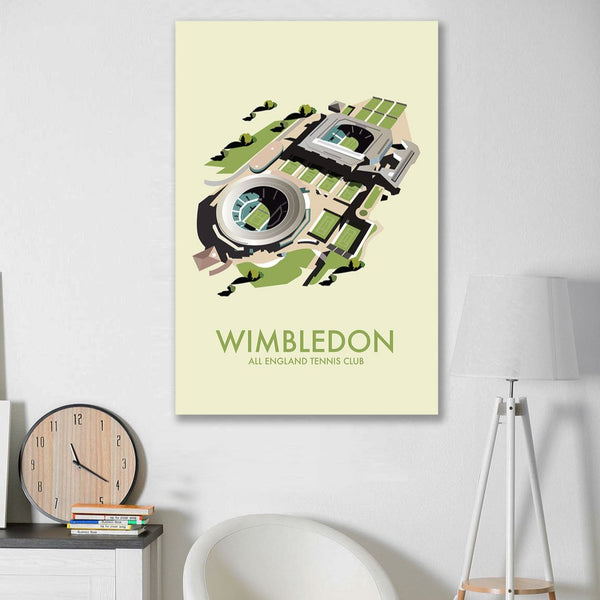 Vintage Wimbledon Tennis Poster