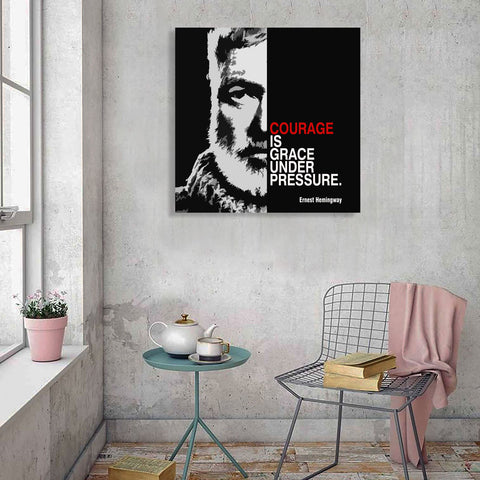 Ernest Hemingway Quote #1, Poster