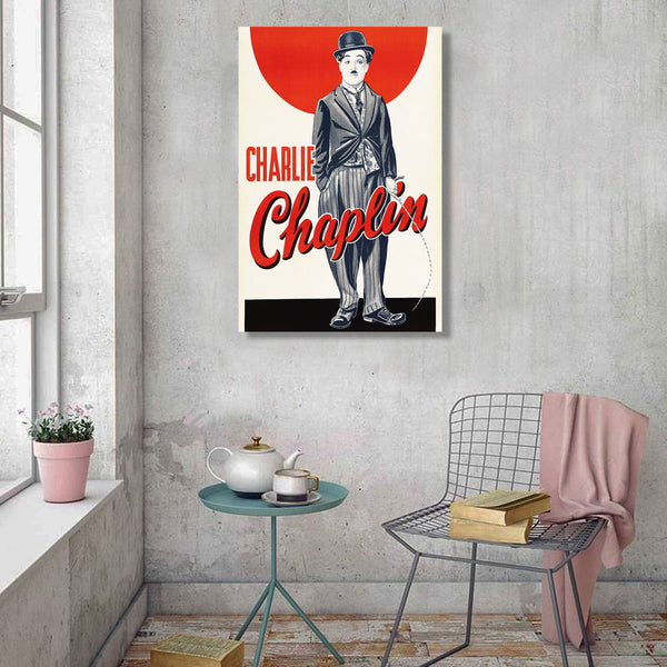 Charlie Chaplin, Vintage Movie Poster