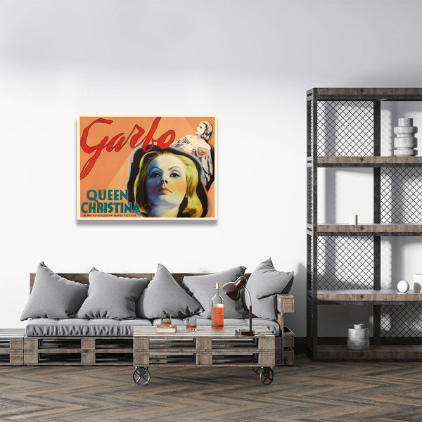 Greta Garbo – Queen Christina, Vintage Movie Poster