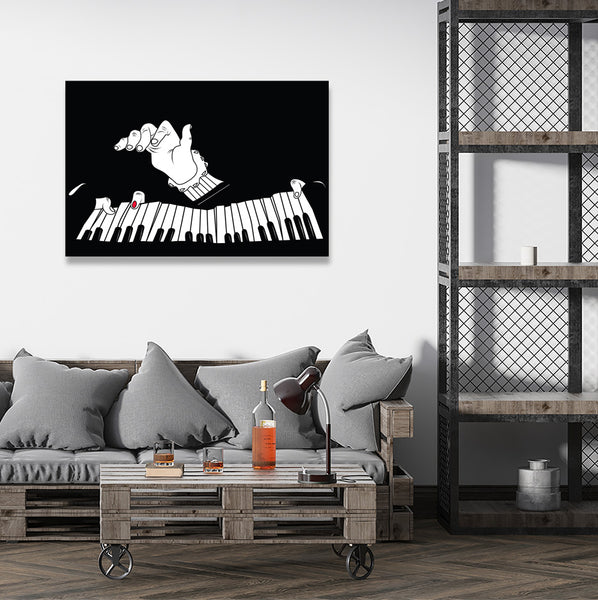 Piano Player, Digital Art