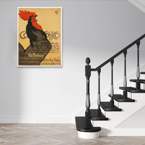 Cocorico Rooster, Vintage Poster