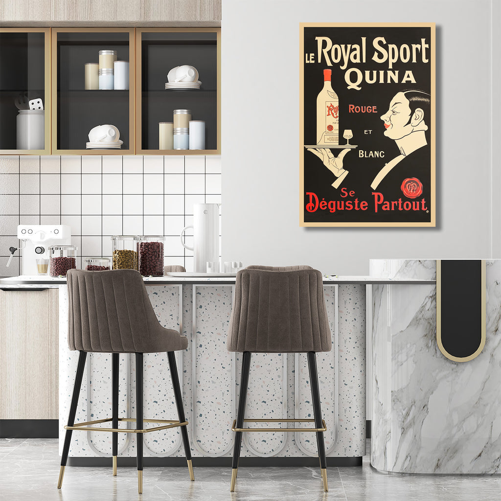 Le Royal Sport Quina Rouge et Blanc (1920), Vintage Poster
