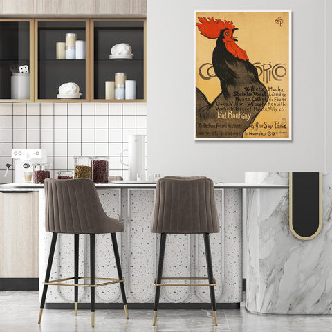 Cocorico Rooster, Vintage Poster