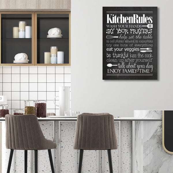 Kitchen Rules, Vintage Poster