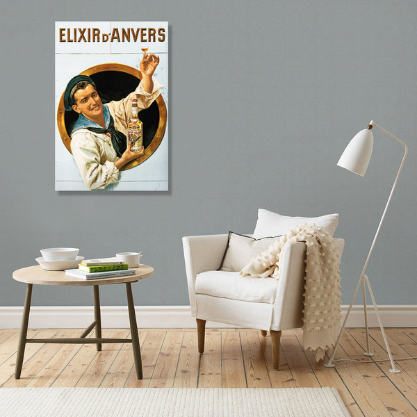 Elixir d'Anvers, Vintage Advertising Poster