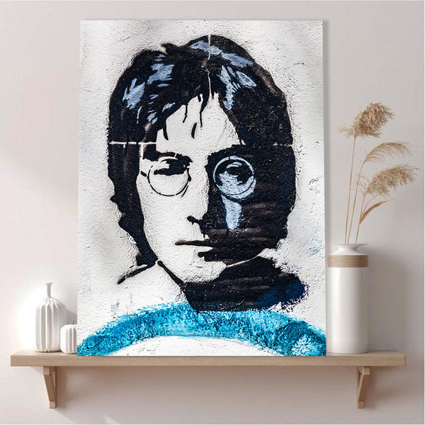 John Lennon Portrait (Prague, Czech Republic), Street Art