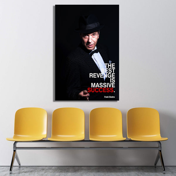 Frank Sinatra Quote, Metal Poster