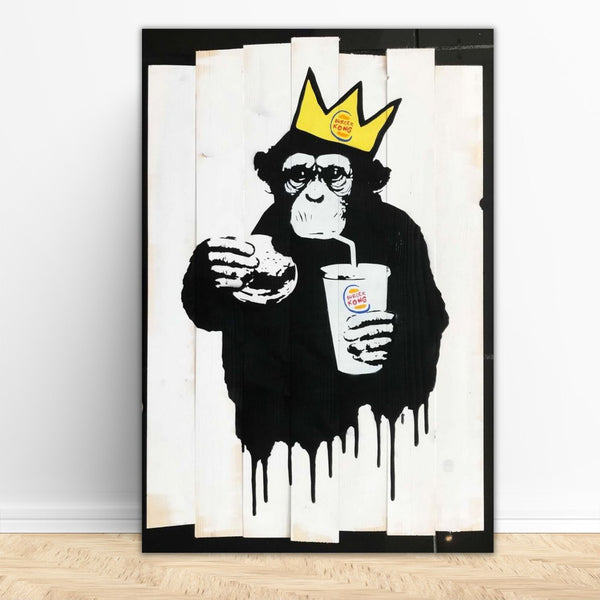 Banksy Monkey Fast Food, Graffiti