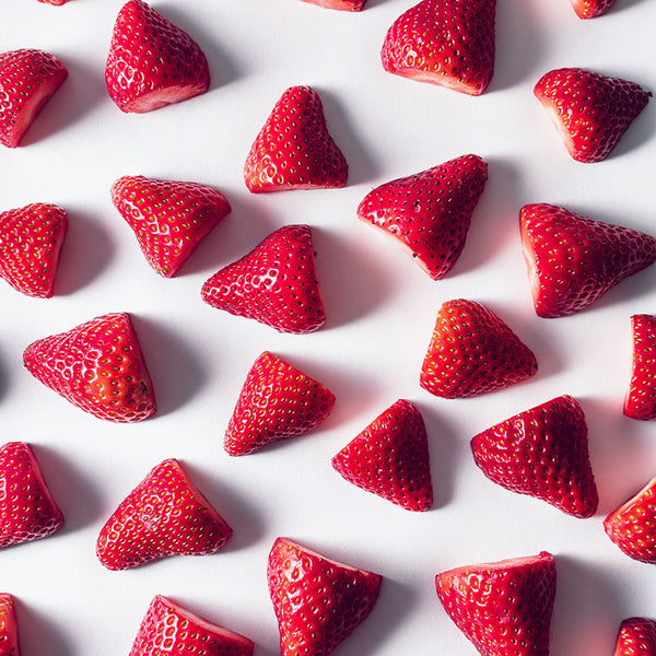 Sliced Strawberries Pattern, Photography