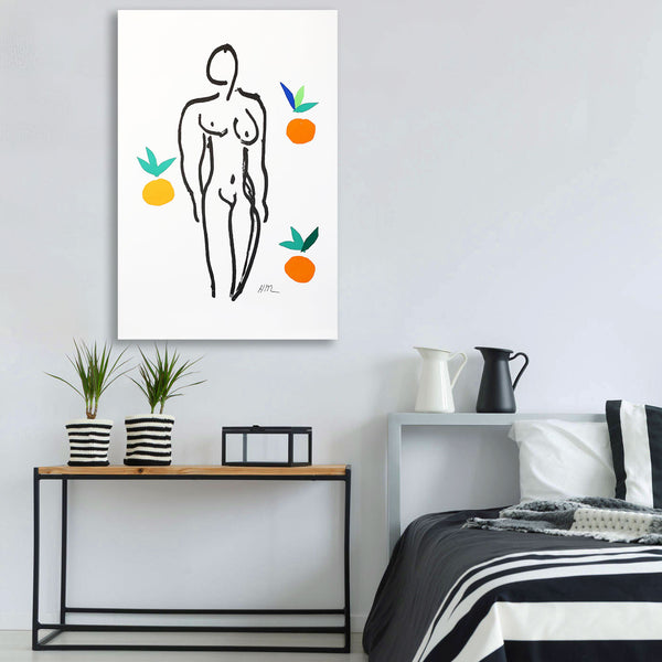 Nude with Oranges after Matisse